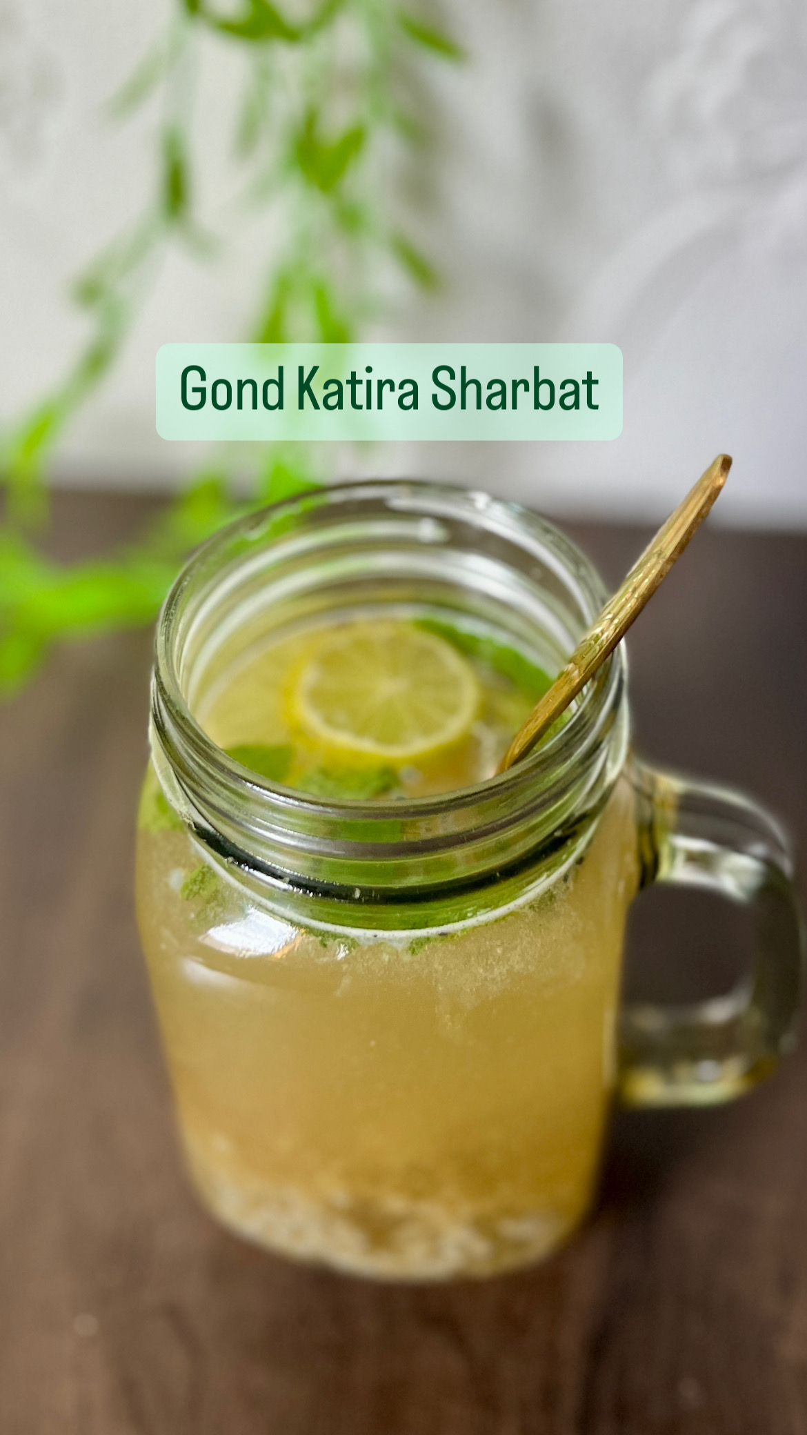 gondh katira sharbat recipe quick and easy beat the heat recipe