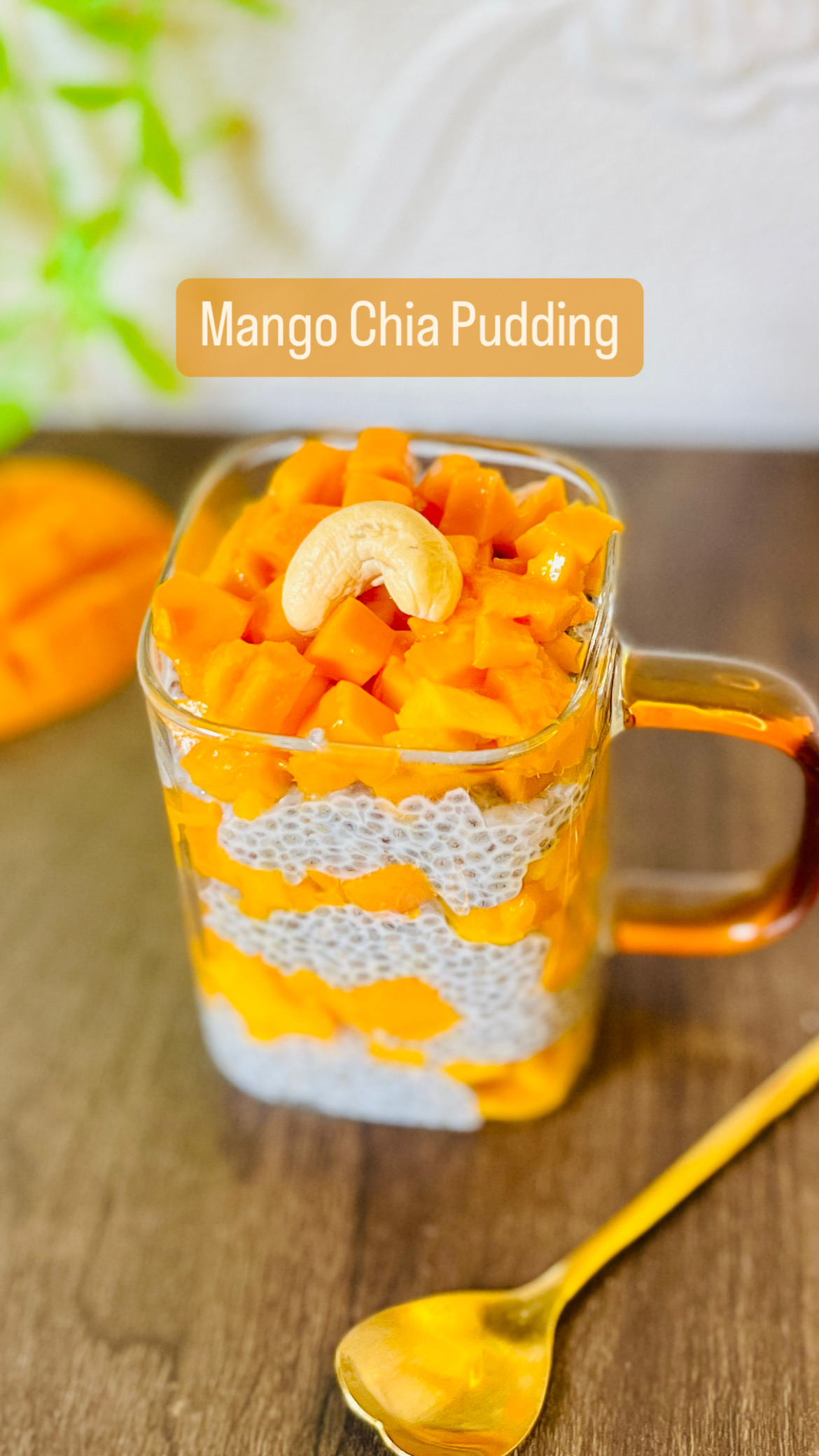 mango chia pudding easy recipe